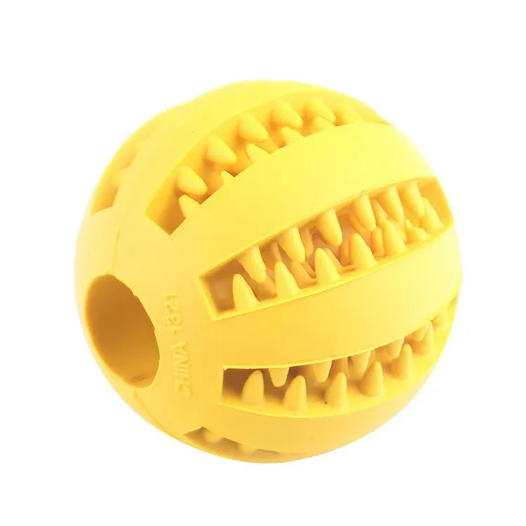 Dog Treat Ball Rubber Chew Toy Food Dispenser for Dogs
