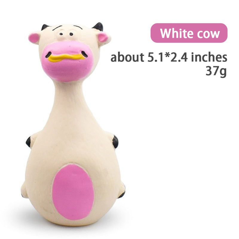 Dog Chew Toy Rubber Squeaky Dental Toy for Dogs & Cats  Character count: 55