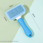 Dog Grooming Brush Self Cleaning Pet Hair Removal Comb