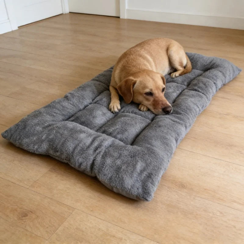 Plush Dog Bed Soft Padded Mat for Small Medium Large Dogs
