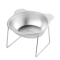 Elevated Pet Bowl – Stainless Steel Angled Dog & Cat Feeder