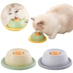 Slow Feeder Cat Toy, Rotating Licking Plate for Cats
