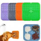 Dog Lick Mat Silicone Slow Feeder for Bathing & Training
