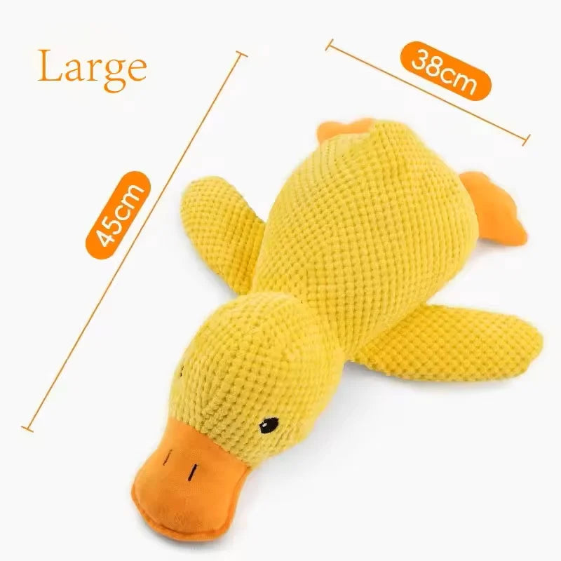 Squeaky Duck Dog Toy – Plush Sound Toy for Puppies & Dogs