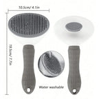 Self Cleaning Pet Hair Brush – Dog & Cat Grooming Slicker
