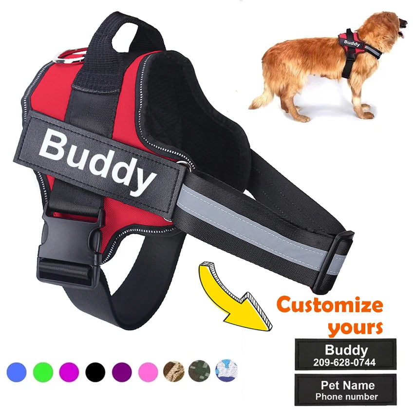 No Pull Dog Harness, Reflective Breathable Vest for Walking