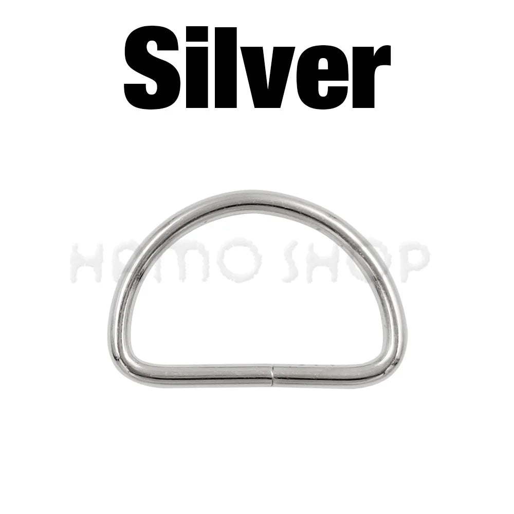 Metal D Ring Buckle – Bag Strap Hardware for Leather Craft DIY