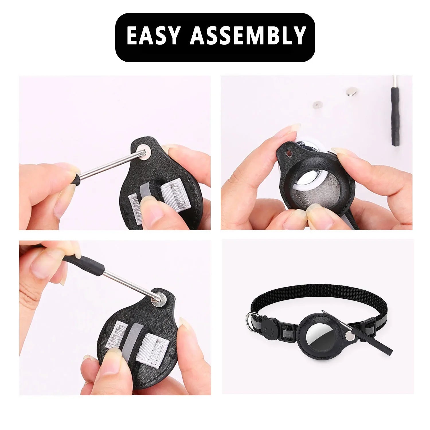 AirTag Cat Collar with Holder