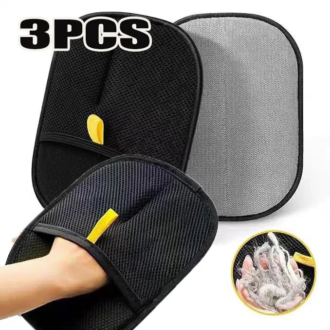 Pet Hair Removal Glove – Double-Sided Dog & Cat Grooming Tool