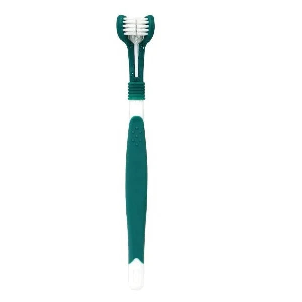 3 Sided Dog Toothbrush for Pet Teeth Cleaning
