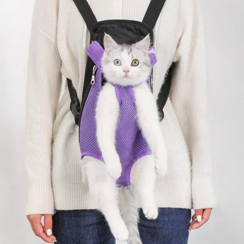 Cat Carrier Backpack – Adjustable Pet Travel Bag for Cats & Dogs
