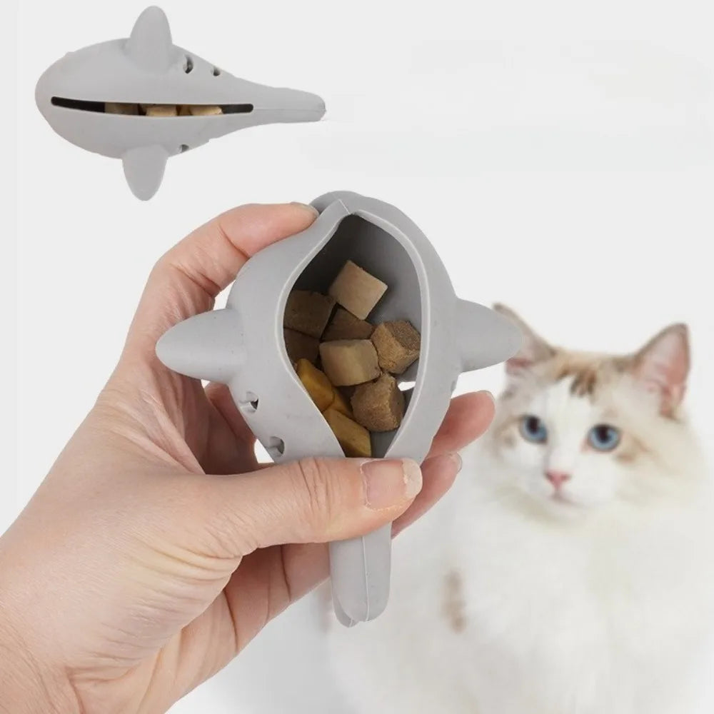 Interactive Fish Cat Toy – Silicone Chew & Treat Toy