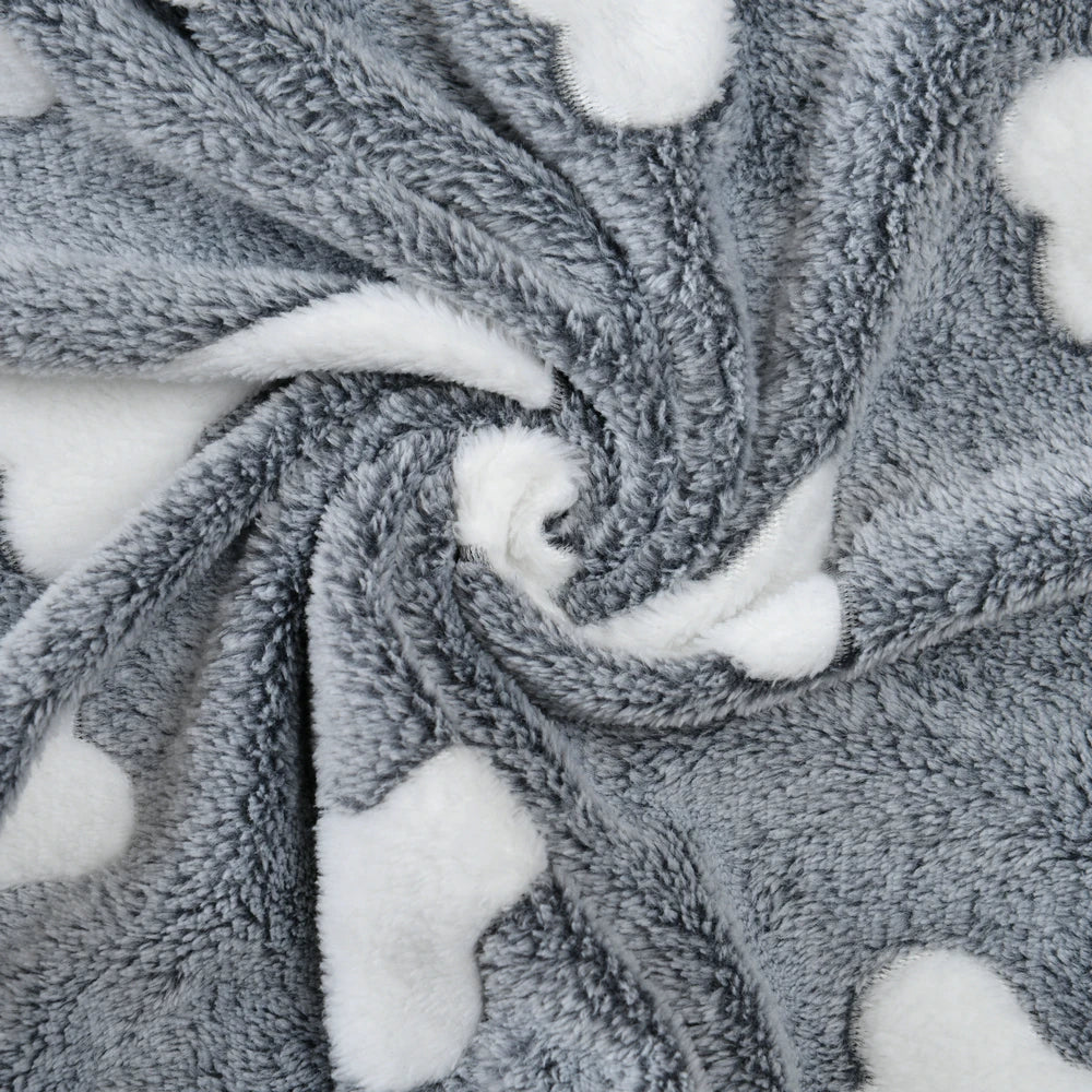 Dog Bed Mat – Soft Warm Coral Fleece Pet Sleeping & Travel Mat
