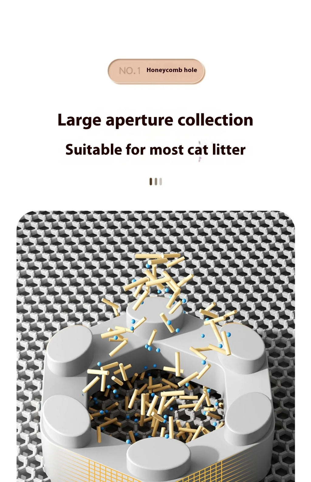 Cat Litter Mat – 2-Layer Sand Trapping Waterproof