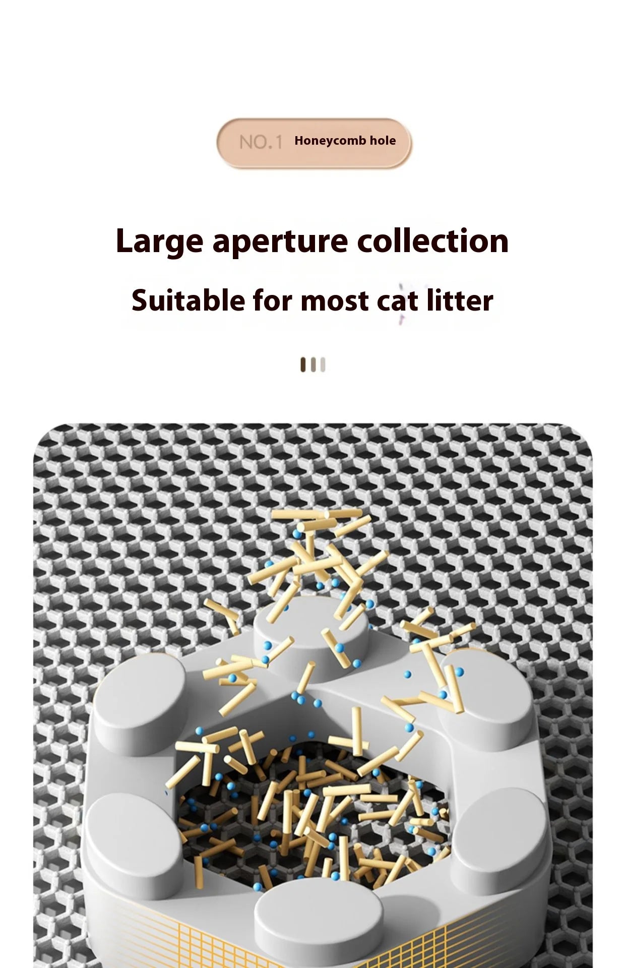 Cat Litter Mat – 2-Layer Sand Trapping Waterproof