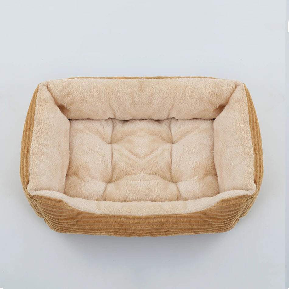 Calming Dog Bed – Plush Waterproof Sofa Bed for Small & Medium Pets