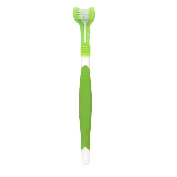 3 Sided Dog Toothbrush for Pet Teeth Cleaning