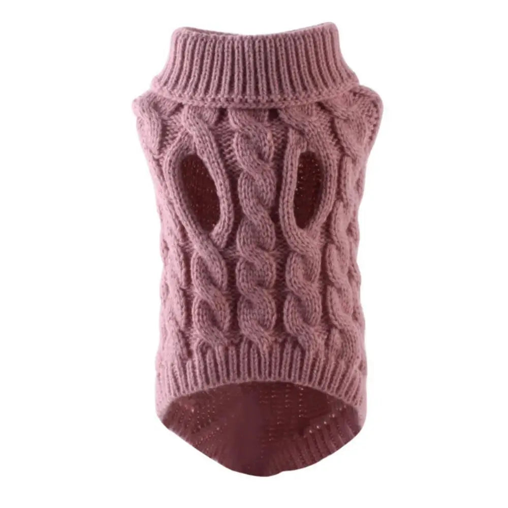 Dog Sweater for Small Dogs Warm Knit Winter Pet Clothing