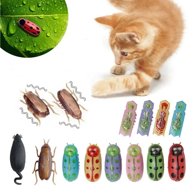 Automatic Cat Toy – Moving Bug Interactive Chase Toy