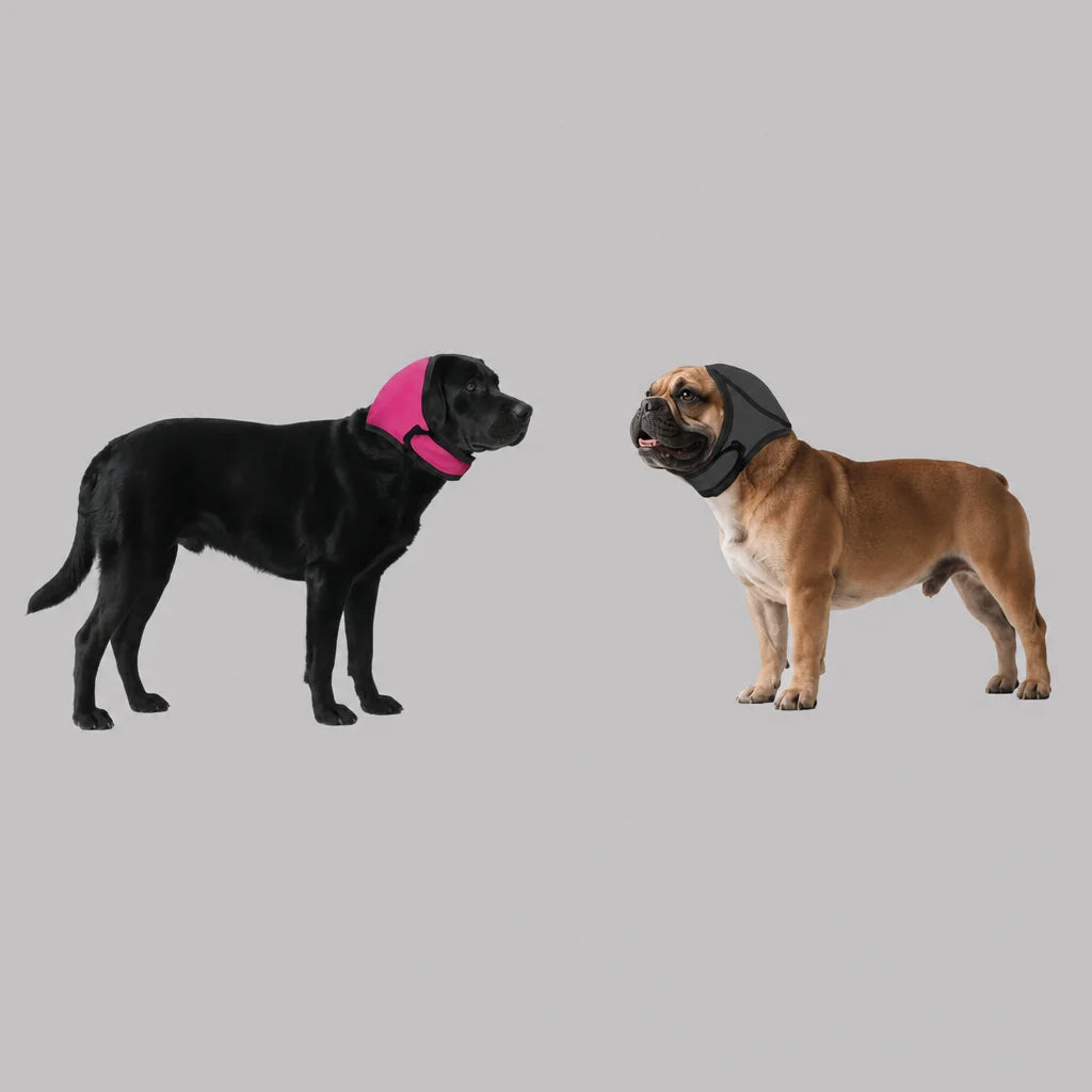 Dog Anxiety Head Cover, Calming Ear Protection for Dogs