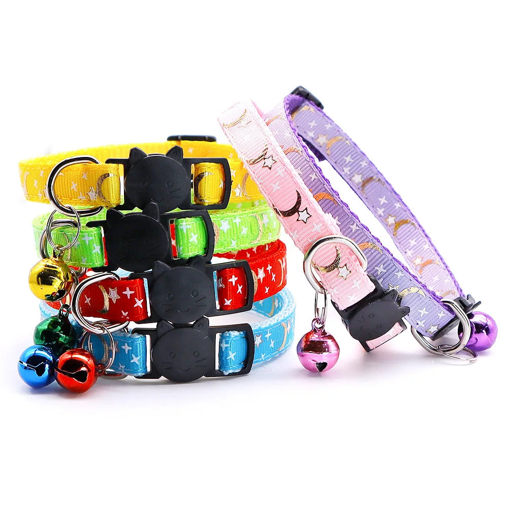 Reflective Cat Collar – Adjustable Breakaway Collar with Bell