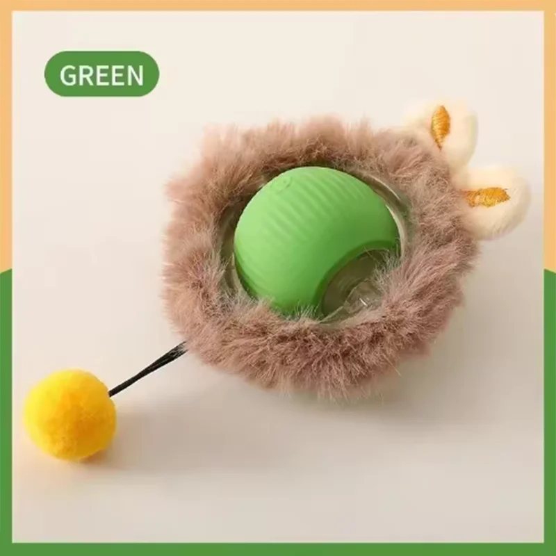 Automatic Cat Ball Toy – Rechargeable Rolling Interactive Toy