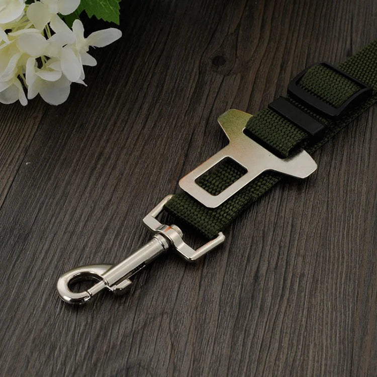 Dog Car Seat Belt – Adjustable Nylon Vehicle Safety Harness