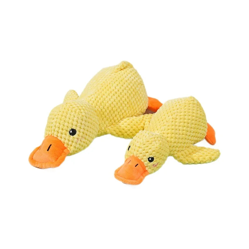 Plush Dog Toy Duck Squeaky Chew Toy for Small & Large Dogs