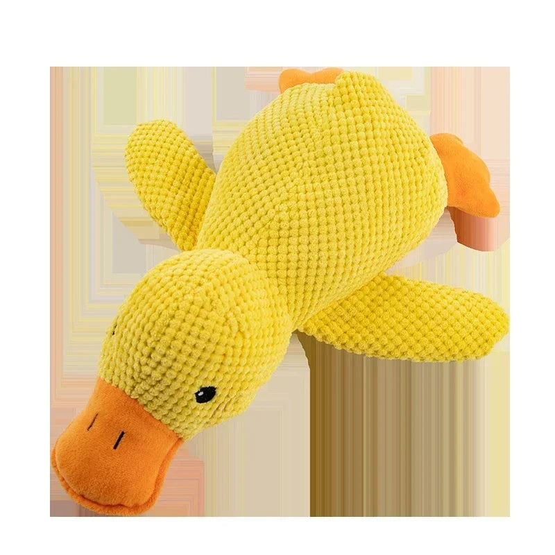 Plush Dog Toy – Squeaky Duck Chew Toy for Dogs