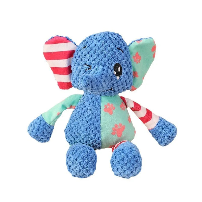 Plush Dog Toy – 27cm Squeaky Interactive Chew Toy