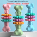 Dog Teething Toy, TPR Chew Stick & Treat Dispensing Toy