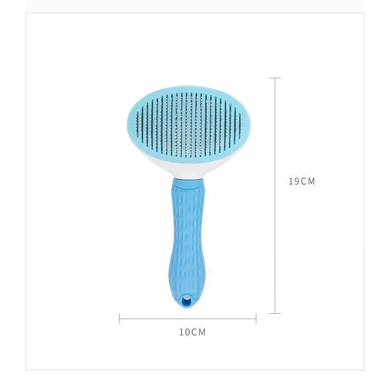 Self Cleaning Slicker Brush – Dog & Cat Grooming Brush