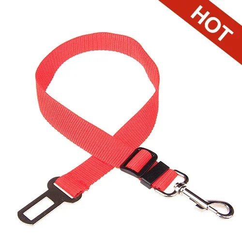 Dog Car Seat Belt – Adjustable Pet Safety Harness with Quick Release