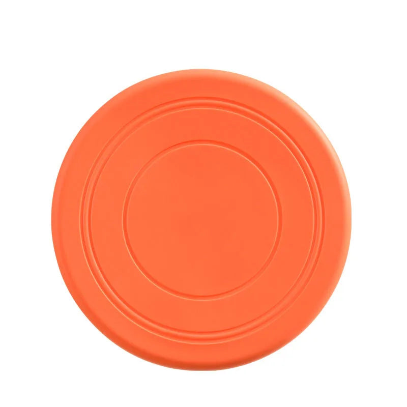 Flying Disc Dog Toy – Silicone Interactive Fetch Disc