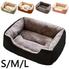 Cat Bed, Soft Plush Kitten Sleeping Cushion for Home