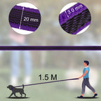 Long Dog Leash Training Lead 1.5M to 15M Lightweight Fiber
