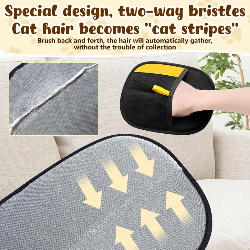 Pet Hair Remover Glove – Reusable Dog & Cat Grooming Tool
