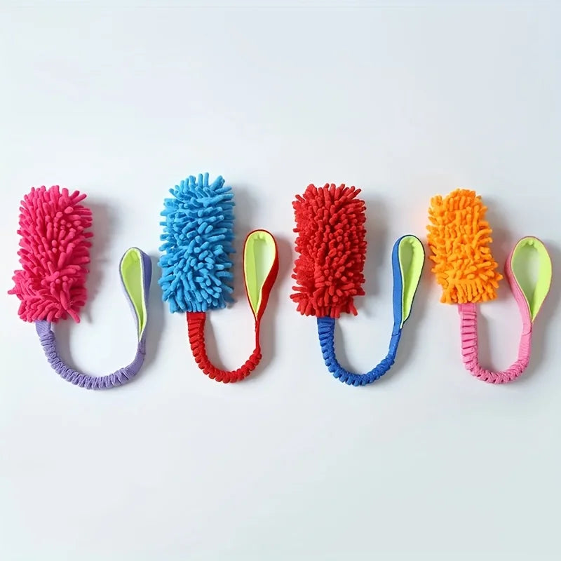 Plush Dog Chew Toy – Interactive Tug & Pulling Rope