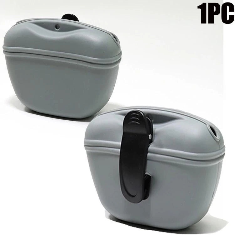 Dog Treat Pouch – Portable Training Bag With Belt Clip