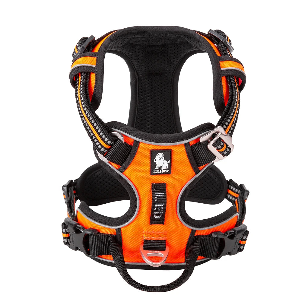 Reflective Dog Harness – Padded Outdoor Vest for All Sizes