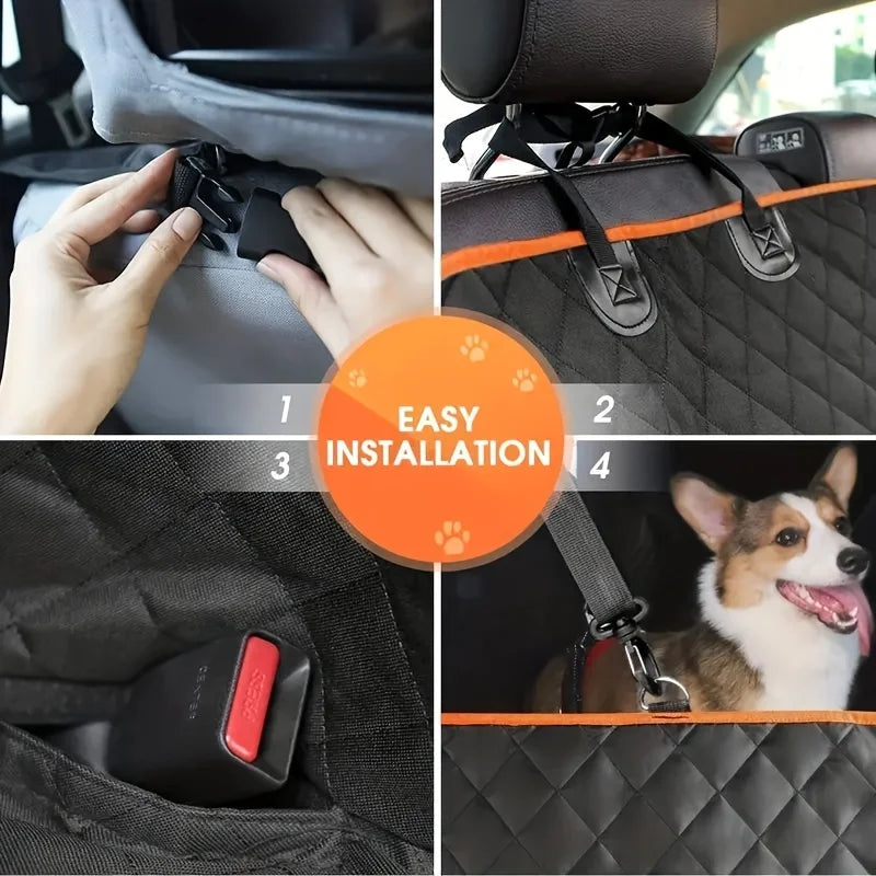 Dog Car Seat Cover – Waterproof Back Seat Hammock