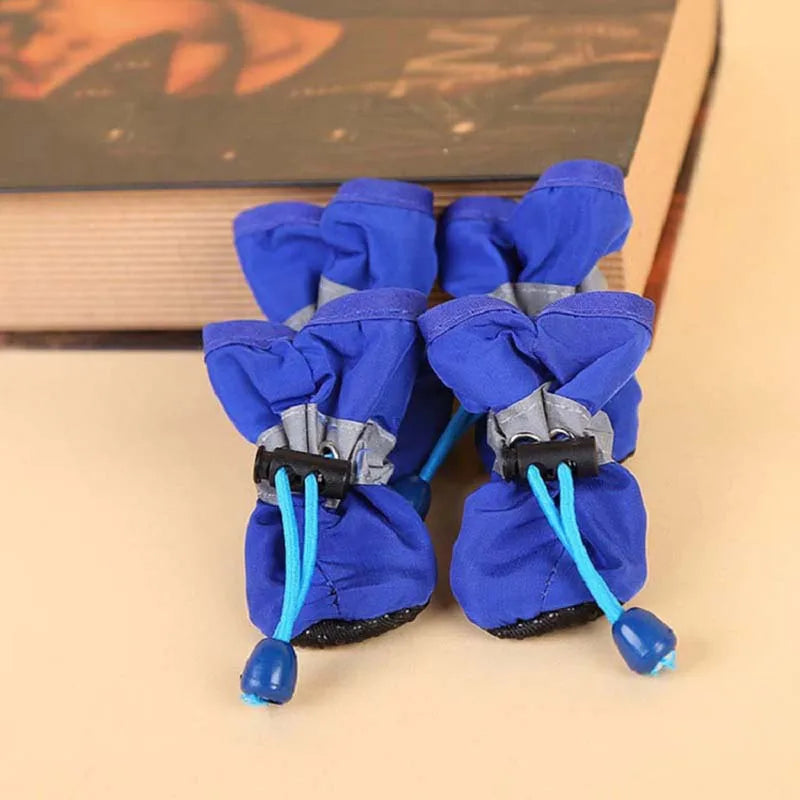 Waterproof Dog Boots – Non-Slip Reflective Shoes for Small Dogs