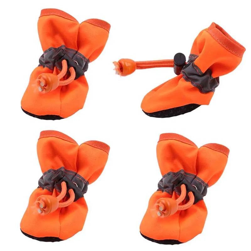 Waterproof Dog Boots – Non-Slip Reflective Shoes for Small Dogs