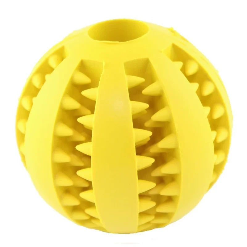 Treat Dispensing Dog Ball – Interactive Rubber Puzzle Toy