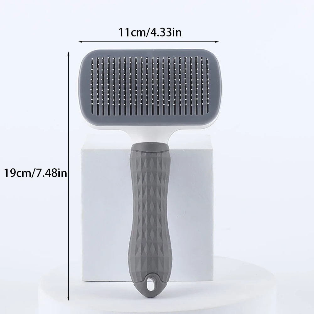 Dog Brush Self Cleaning Pet Hair Remover Grooming Tool
