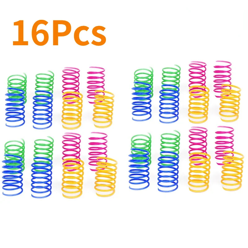 Spiral Cat Toy – Interactive Colorful Spring Toy for Cats