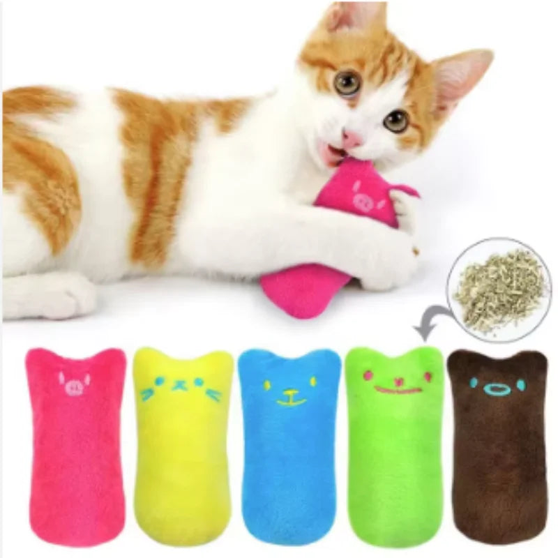 Catnip Cat Toy Plush Interactive Chew Toy for Kittens and Adult Cats
