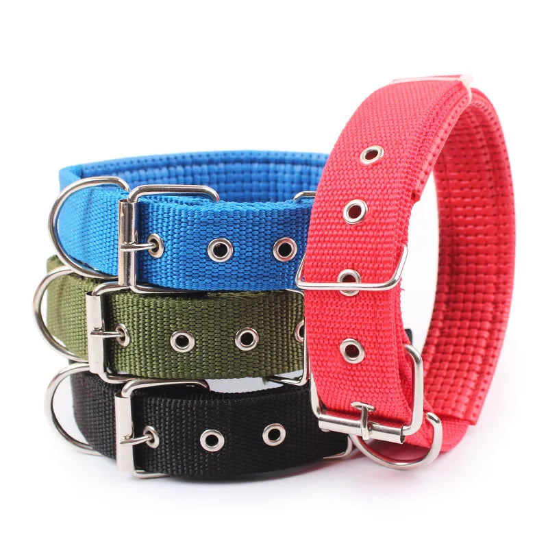 Nylon Dog Collar – Solid Breakaway Collar for All Sizes
