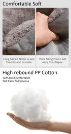 Cat Bed, Soft Plush Kitten Sleeping Cushion for Home