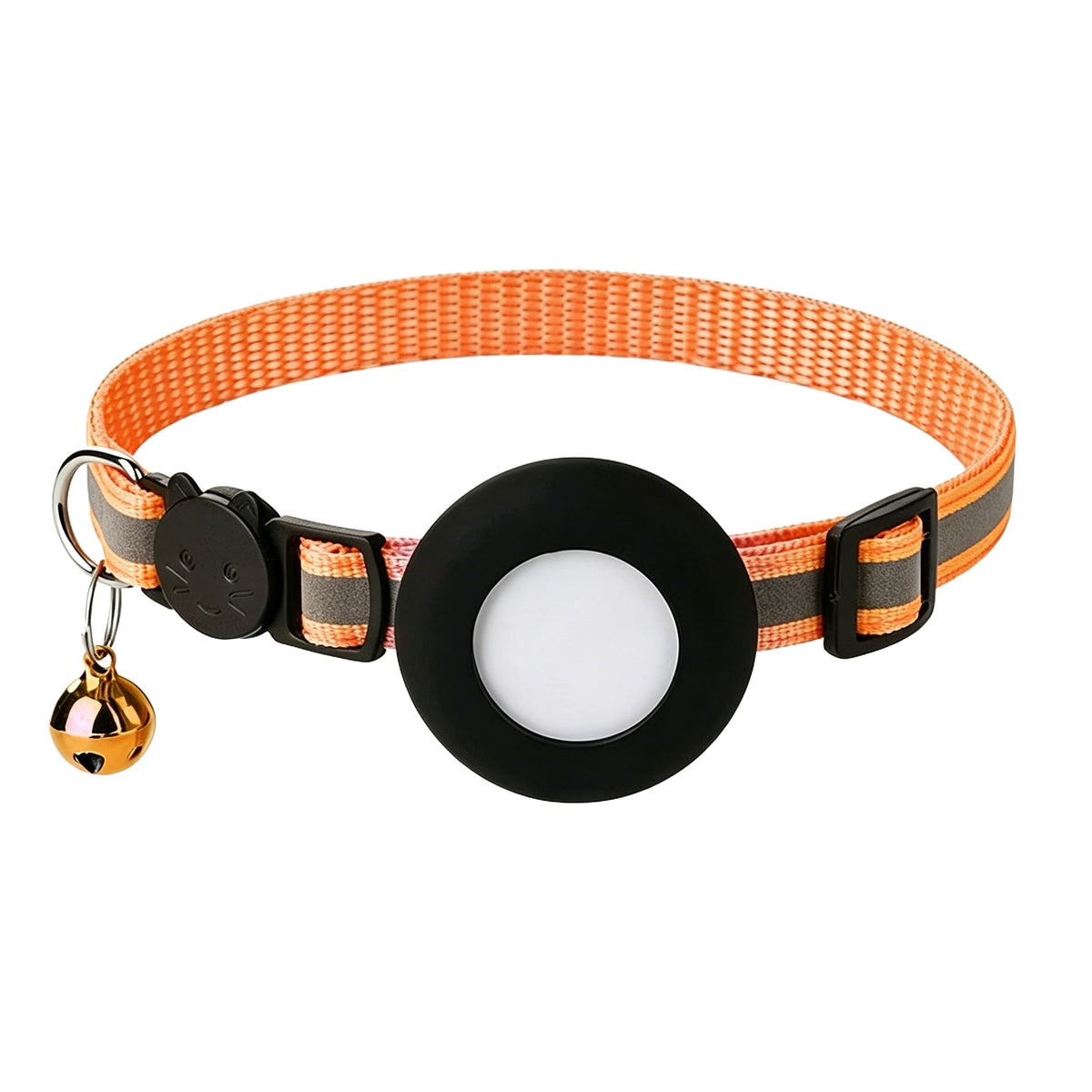 AirTag Cat Collar, Reflective Breakaway Collar with Bell